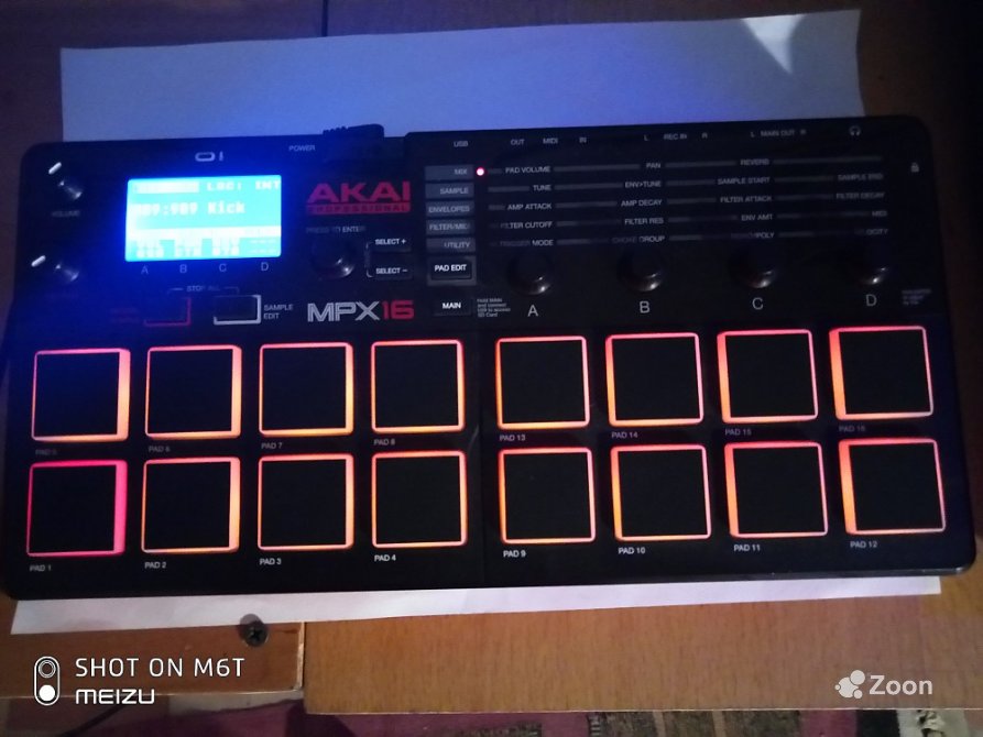 Сэмплер AKAI MPX 16 - DJ оборудование Тирасполь мун. на Zoon.md